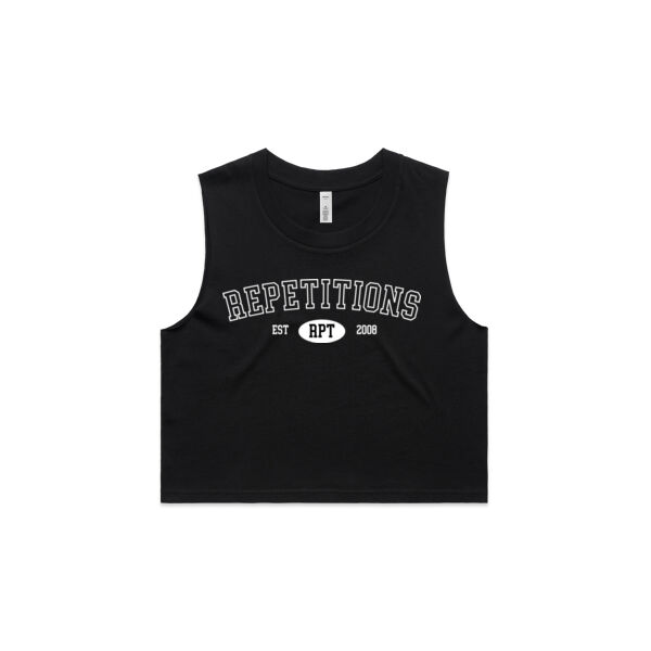 Womens Varsity Crop Tank Thumbnail