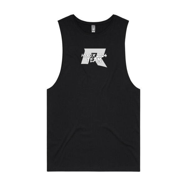 Team Repetitions Hyrox Muscle Tee Black Thumbnail