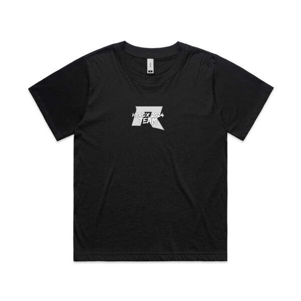 Team Repetitions Hyrox Womens Tee Dark Thumbnail
